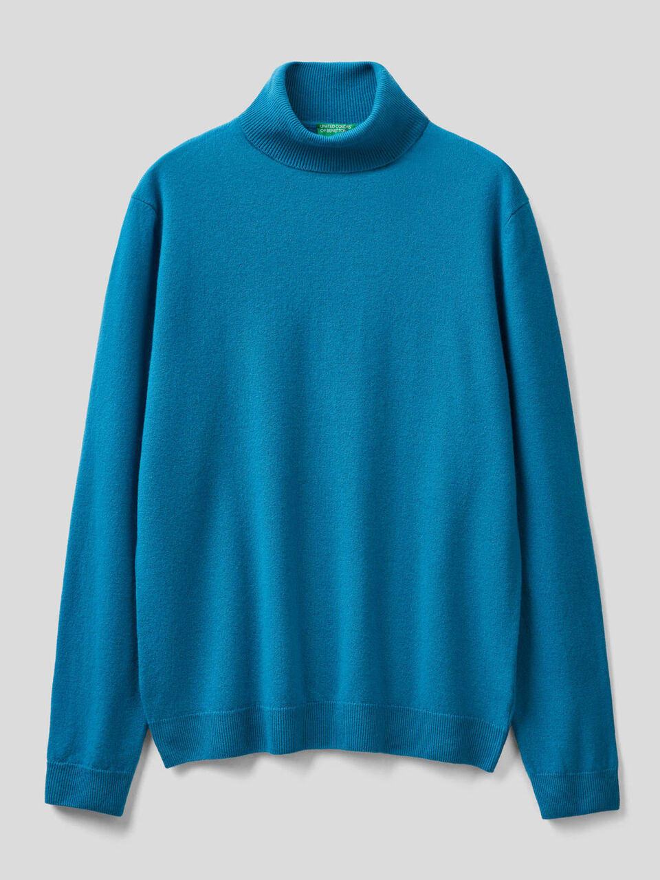 Pull col roulé en pure laine vierge image number 1