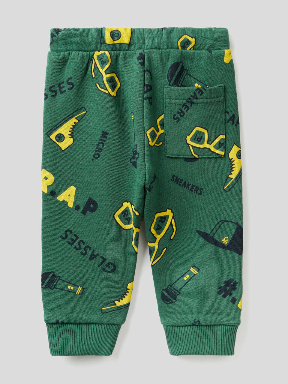 Pantalon à motifs en molleton image number 2