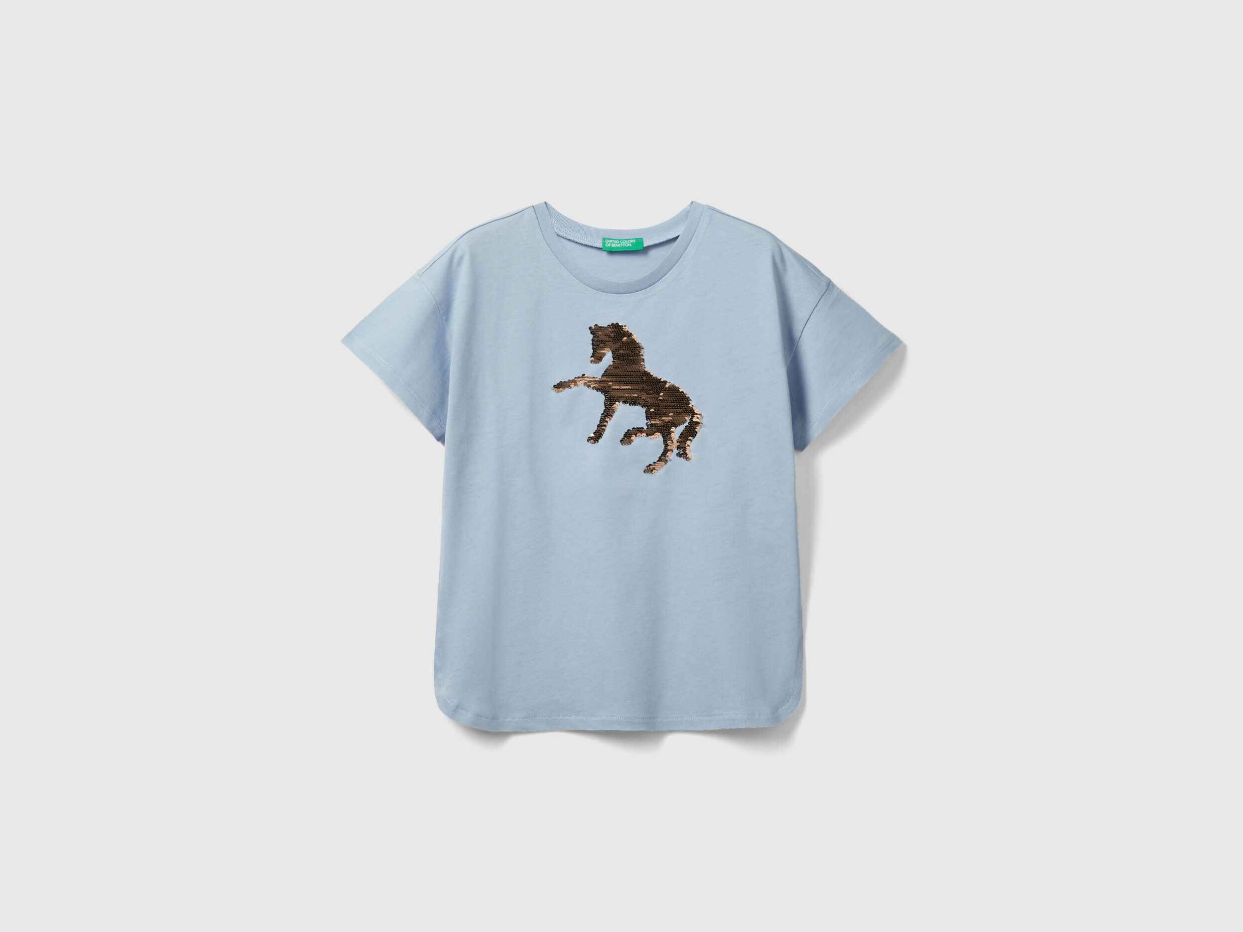 Maglietta paillettes bambino store