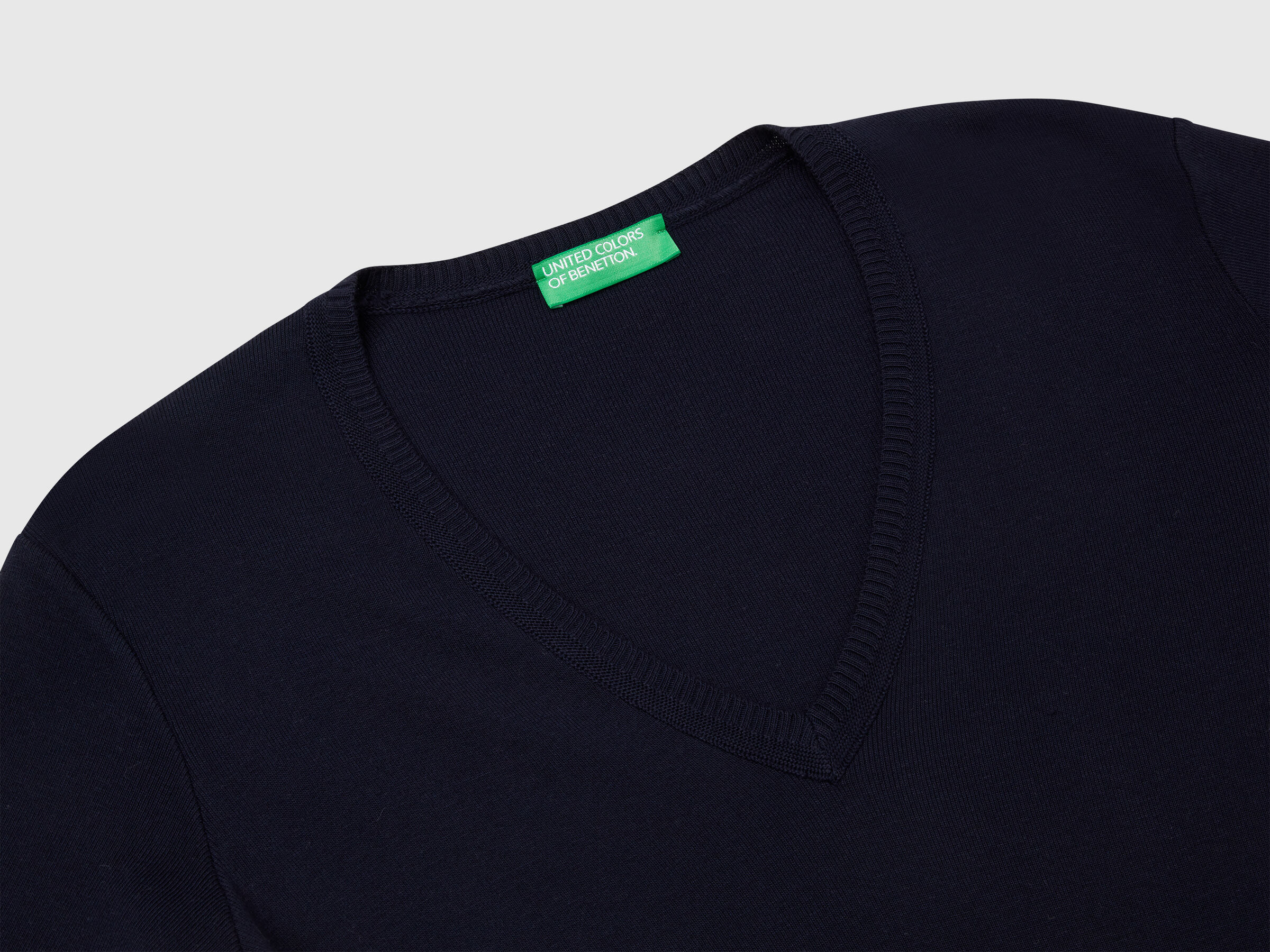 V NECK SWEATER L/S Femme image number 5