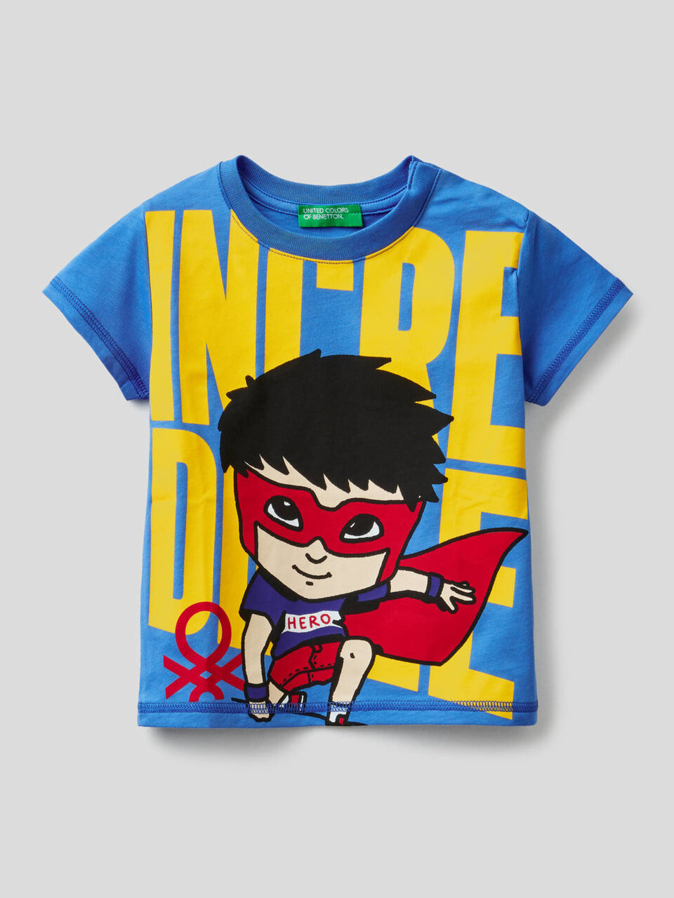 T-shirt 100% coton avec imprimé super-héros image number 1