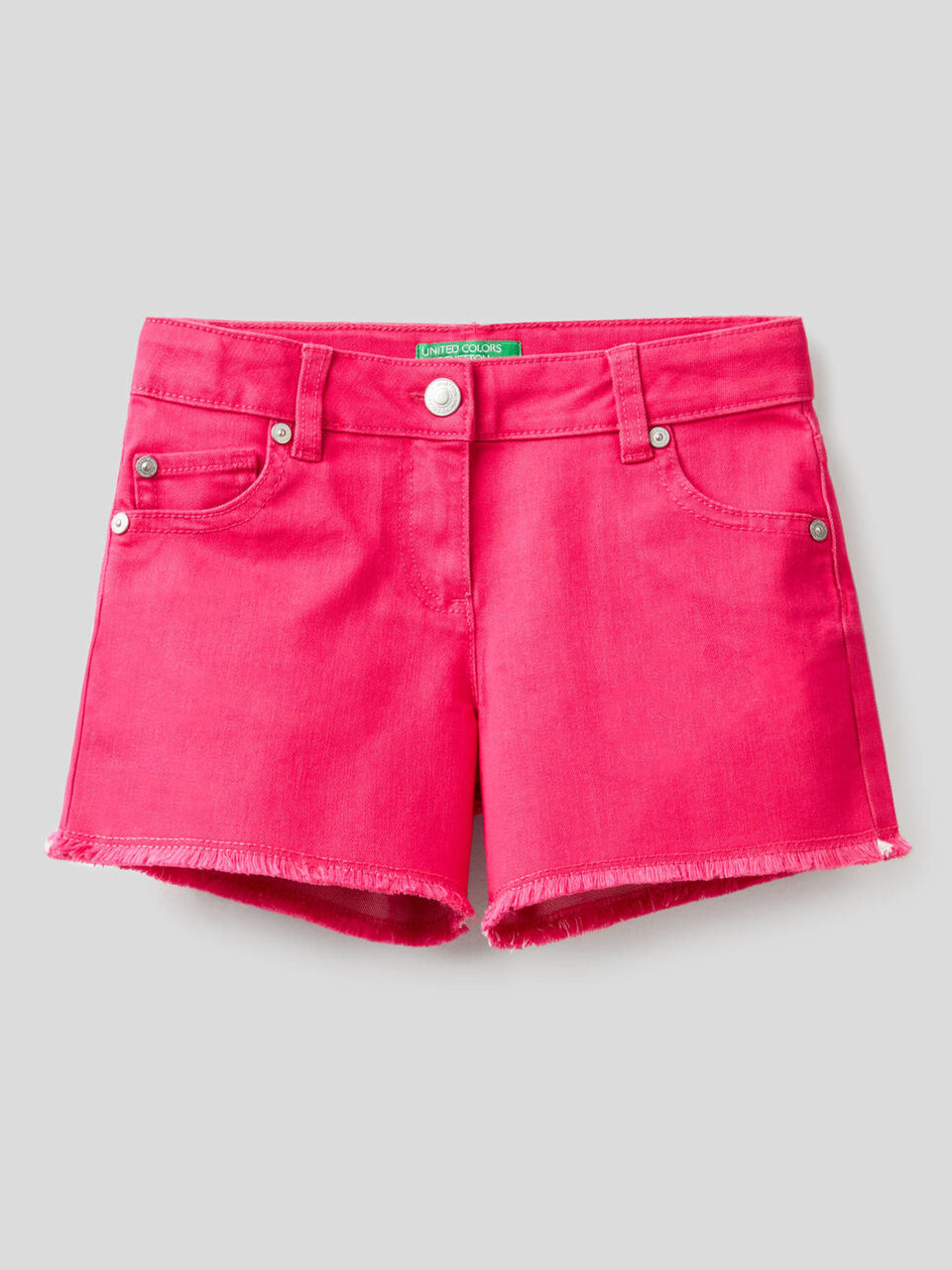 Short en mélange de coton stretch image number 1