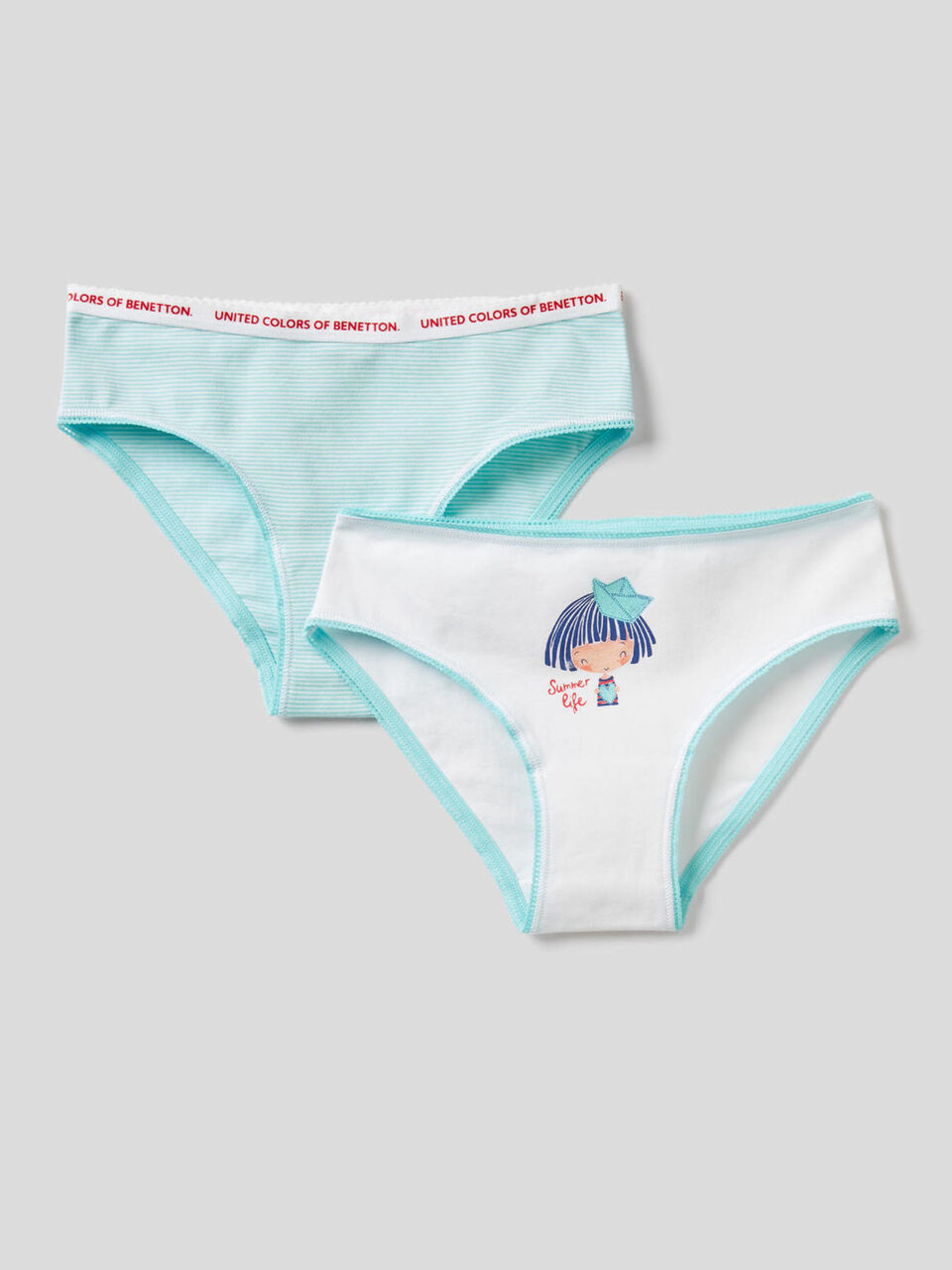 Deux culottes en coton stretch image number 1
