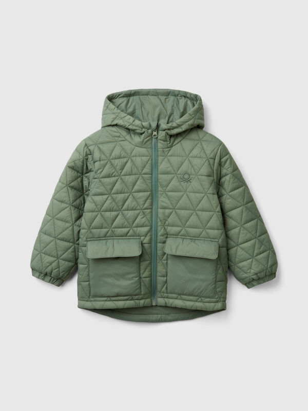 Blouson matelassé à capuche Garçon