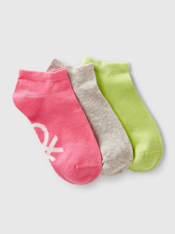 Trois paires de chaussettes logo Garçon