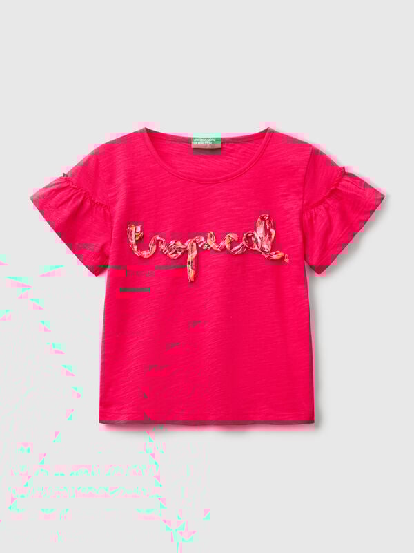 T-shirt avec application Filles
