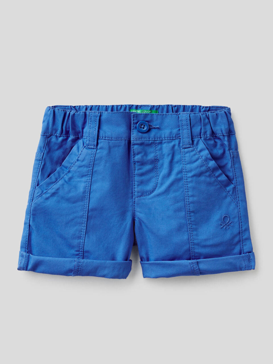 Short en toile de pur coton image number 1