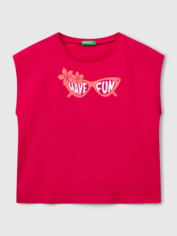 T-shirt à imprimé fluo Filles