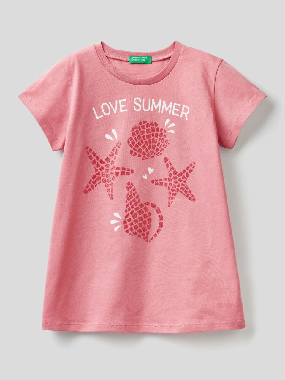 T-shirt avec imprimé pailleté image number 1