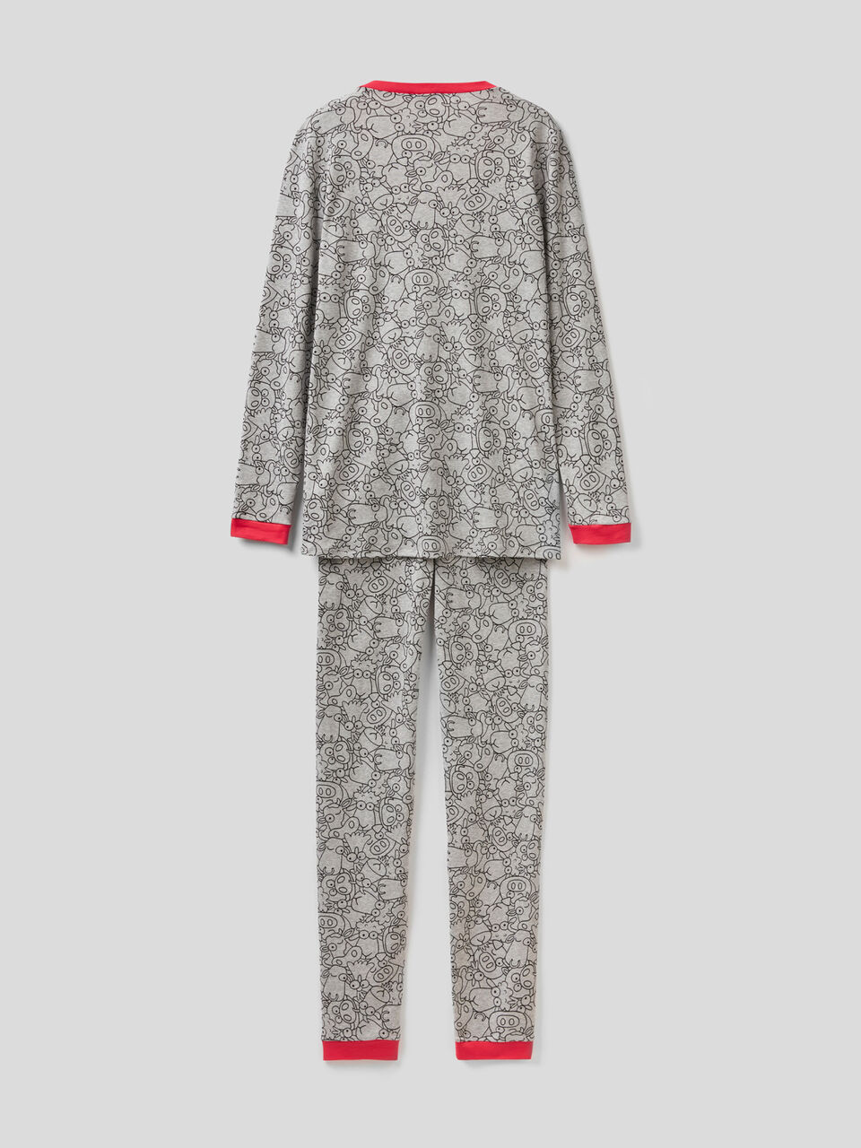 Pyjama à motif en 100% coton image number 2
