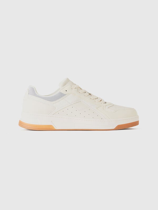 Sneakers basses effet suédé Homme