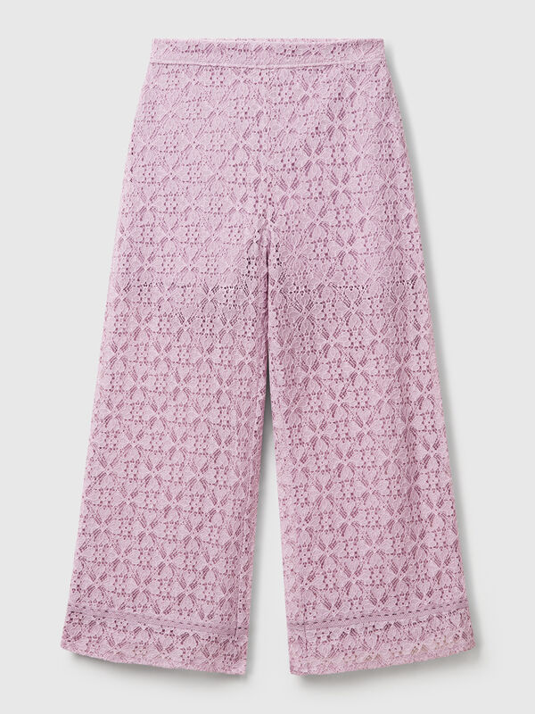 Pantalon large en dentelle Filles