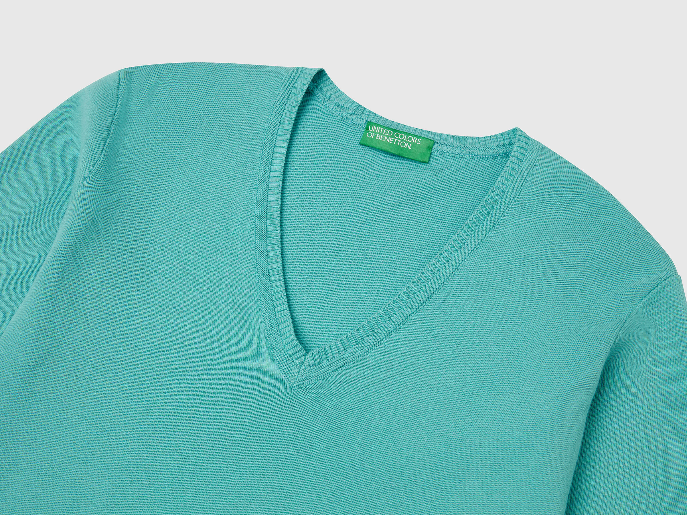 V NECK SWEATER L/S Femme image number 5