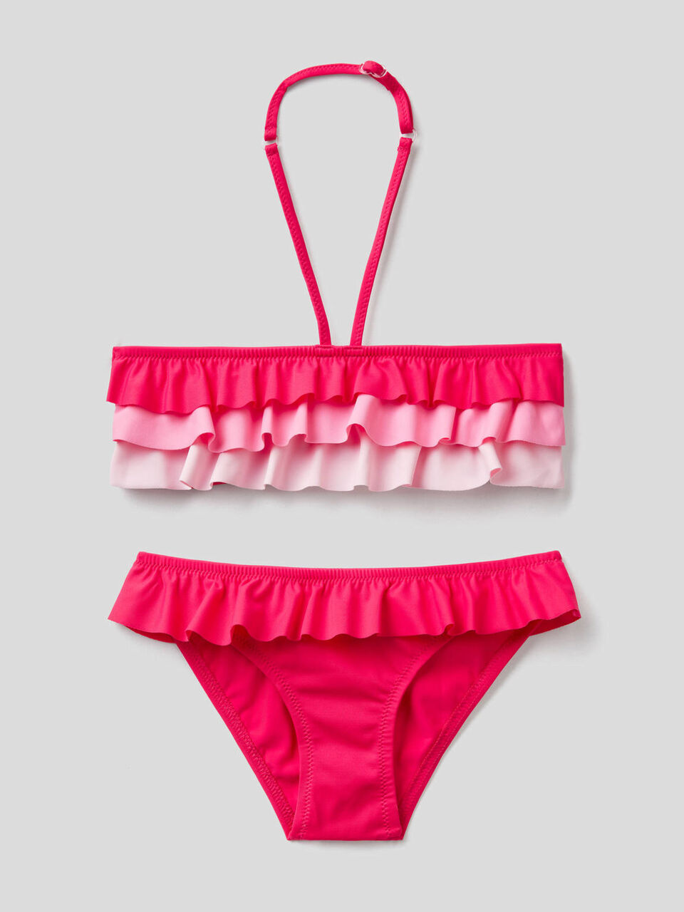 Maillots deux pièces in ECONYL® avec volants image number 1