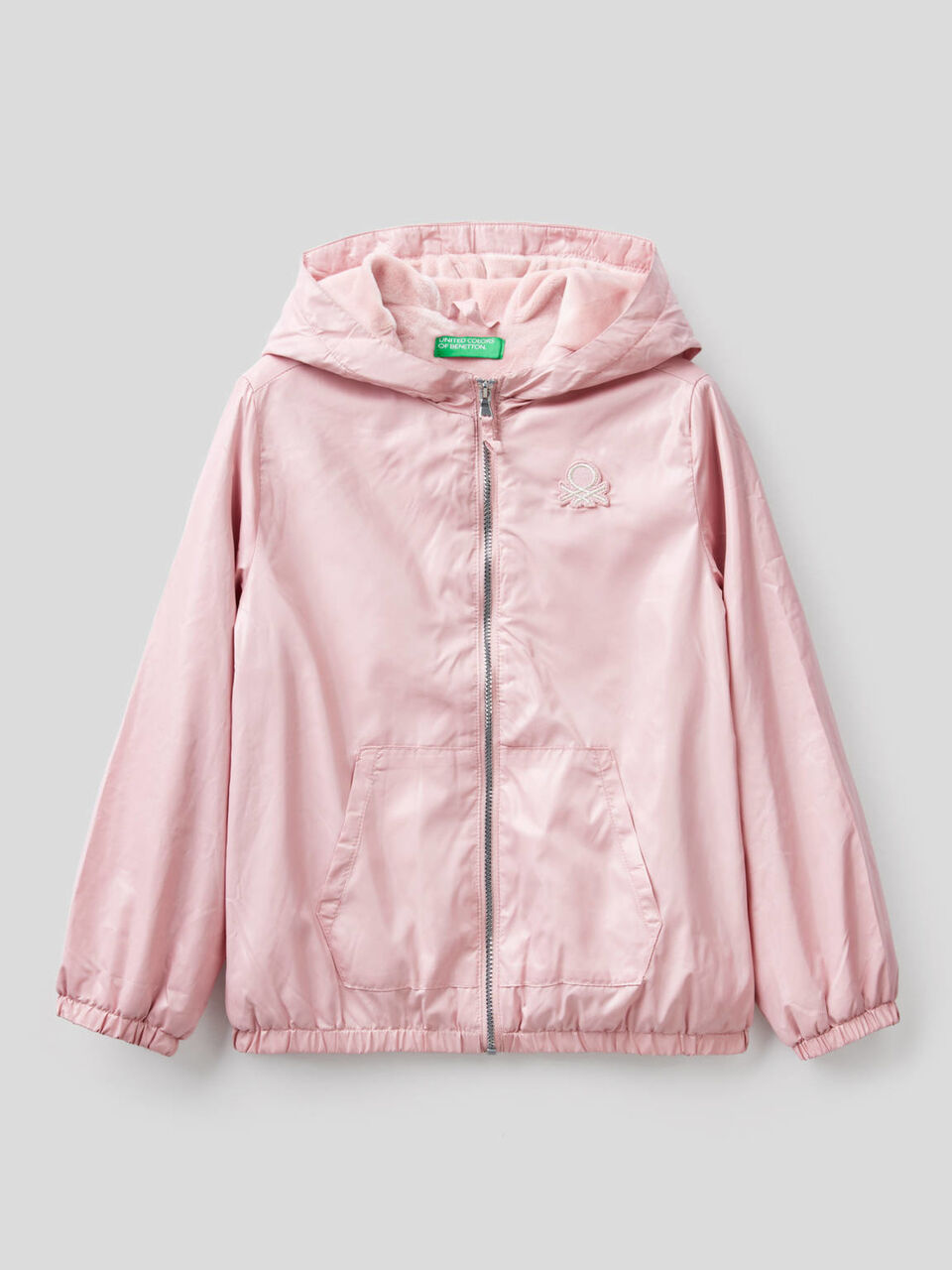 Blouson satiné avec capuche image number 1