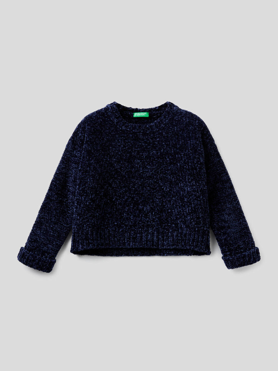 Pull cropped en chenille image number 1