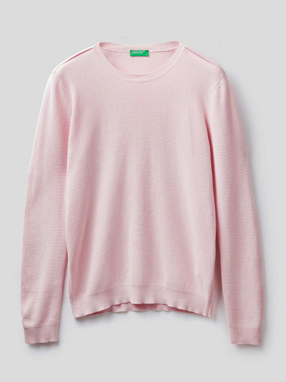 Pull texturé en 100% coton image number 1