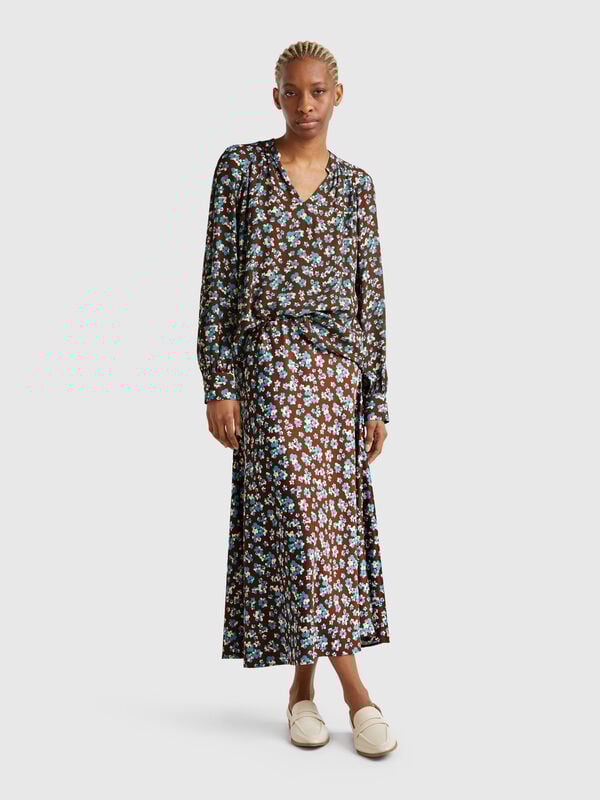 Jupe fleurie Femme
