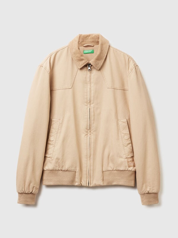 Veste matelassée en pur coton Homme