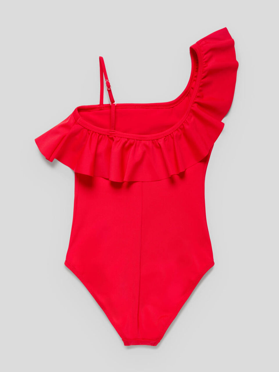 Maillot 1 pièce asymétrique en ECONYL® image number 2