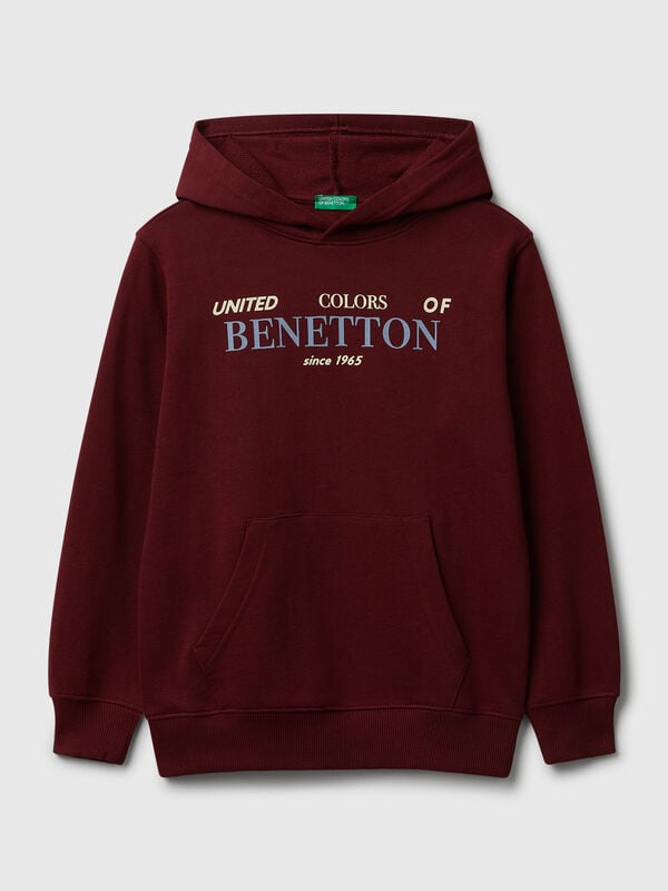 Sweat à capuche en coton Garçon