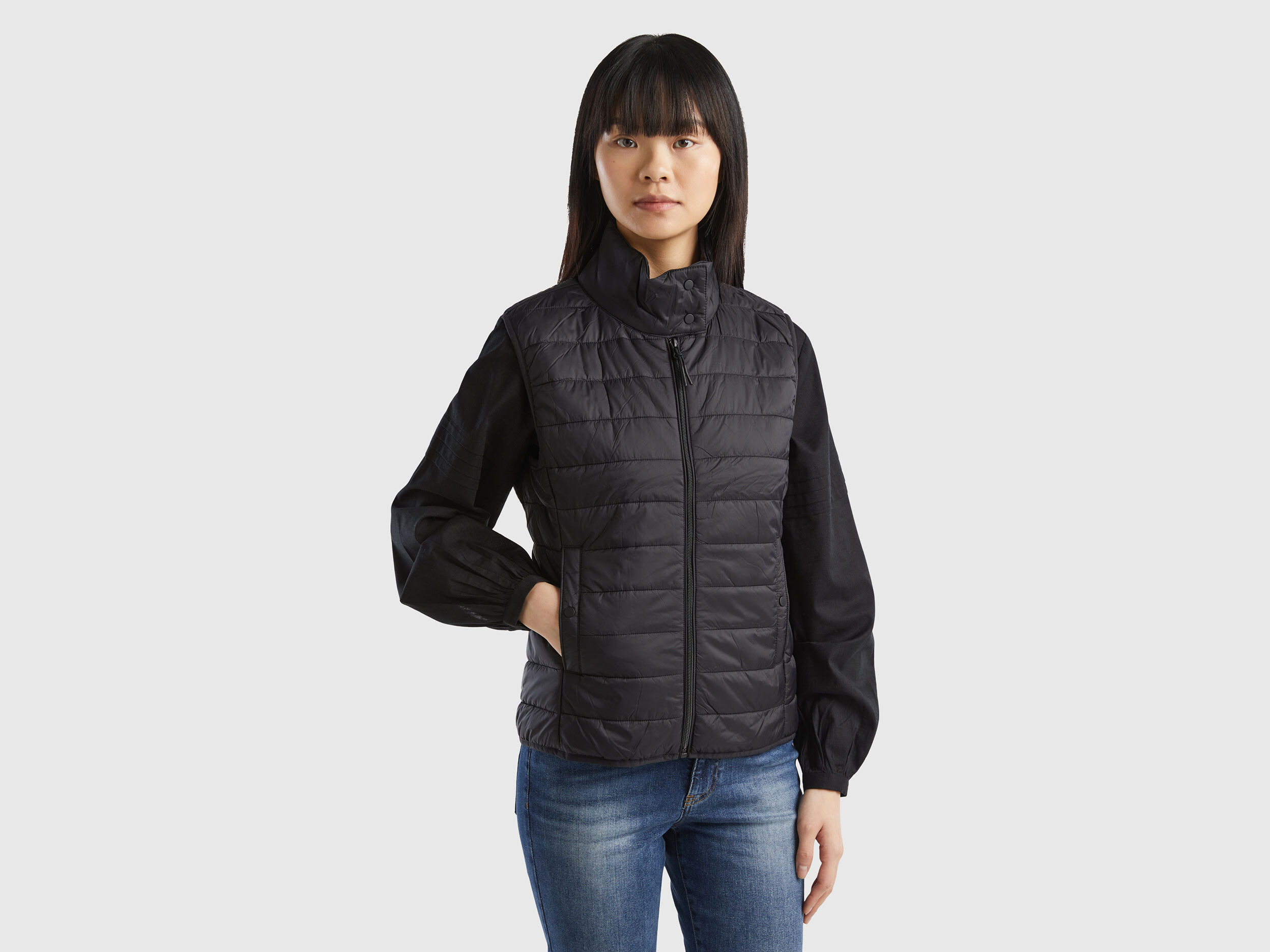 Doudounes Sans Manches Femme Nouvelle Collection 2024 Benetton