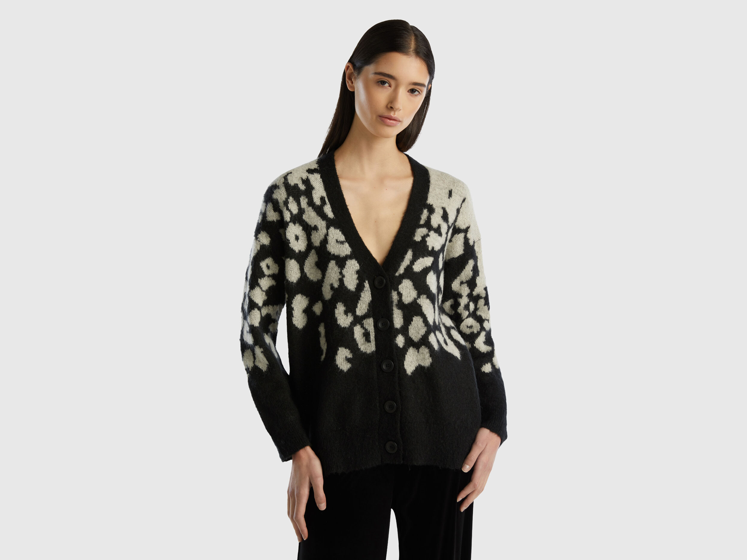 Gilet en mohair mélangé femme sales