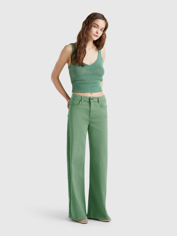Pantalon coupe large Femme