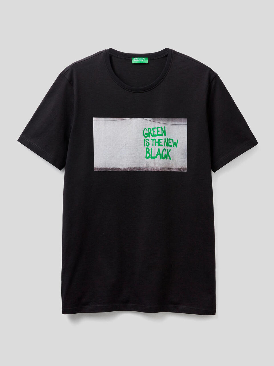 T-shirt en 100% coton avec message image number 1
