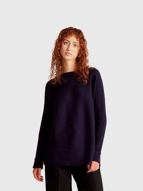 Pull col bateau Femme