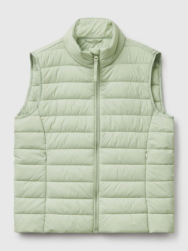 Veste matelassée sans manches coupe slim Femme