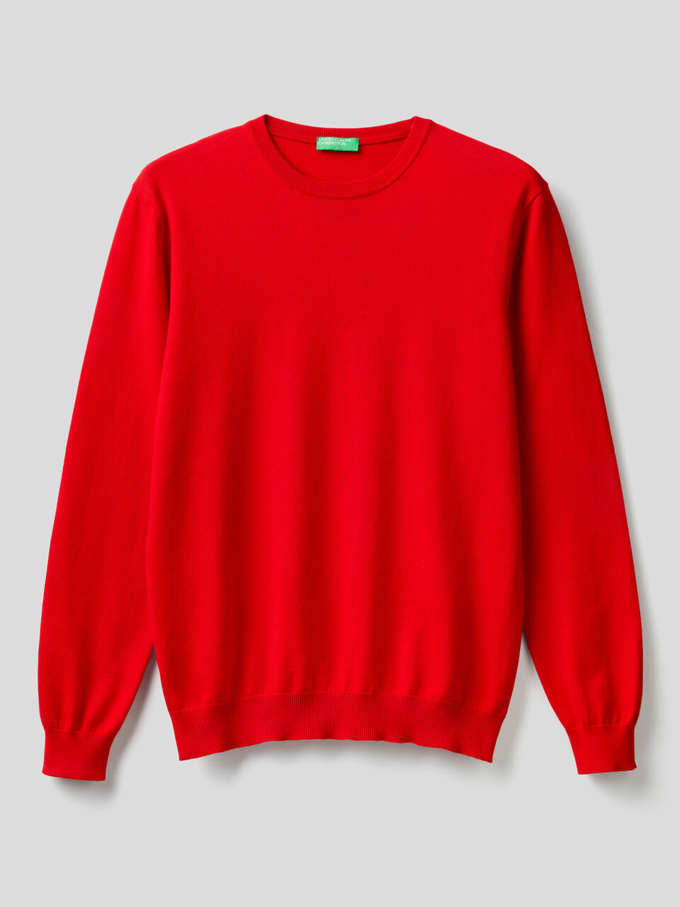 Pull col rond 100% coton image number 1