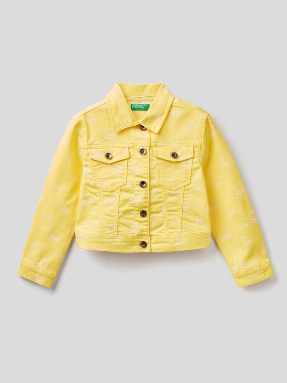 Blouson cropped à logo image number 1