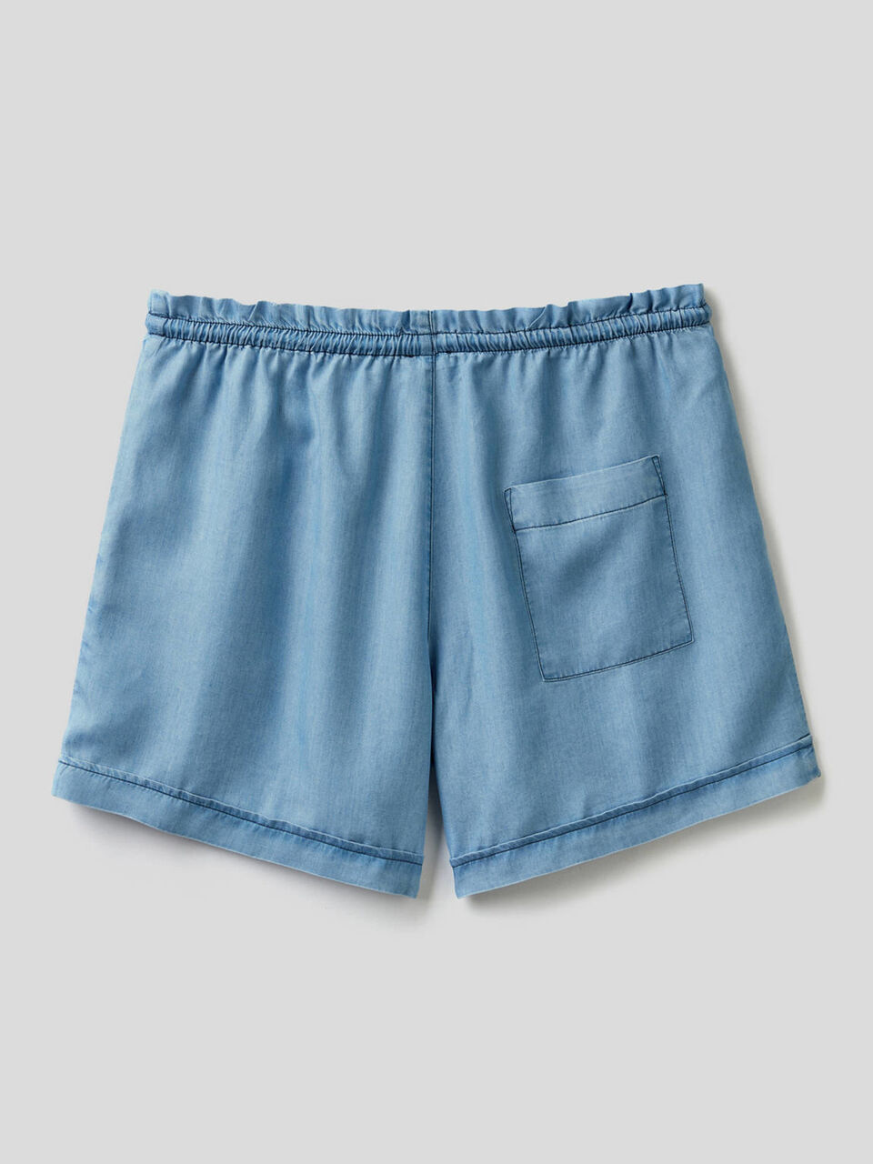 Short fluide effet jeans image number 2