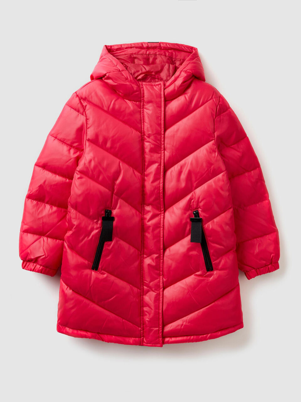 Blouson long avec capuche image number 1