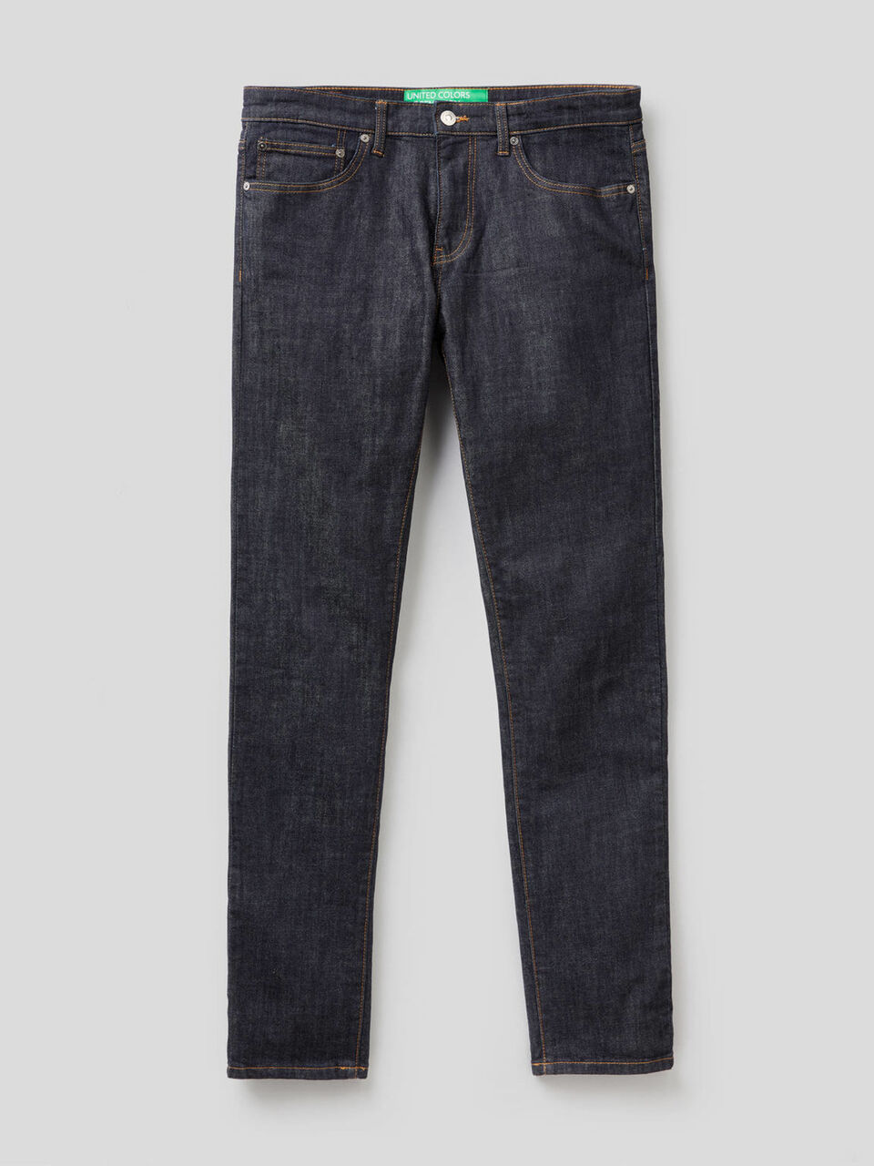 Jeans straight leg en coton stretch image number 1
