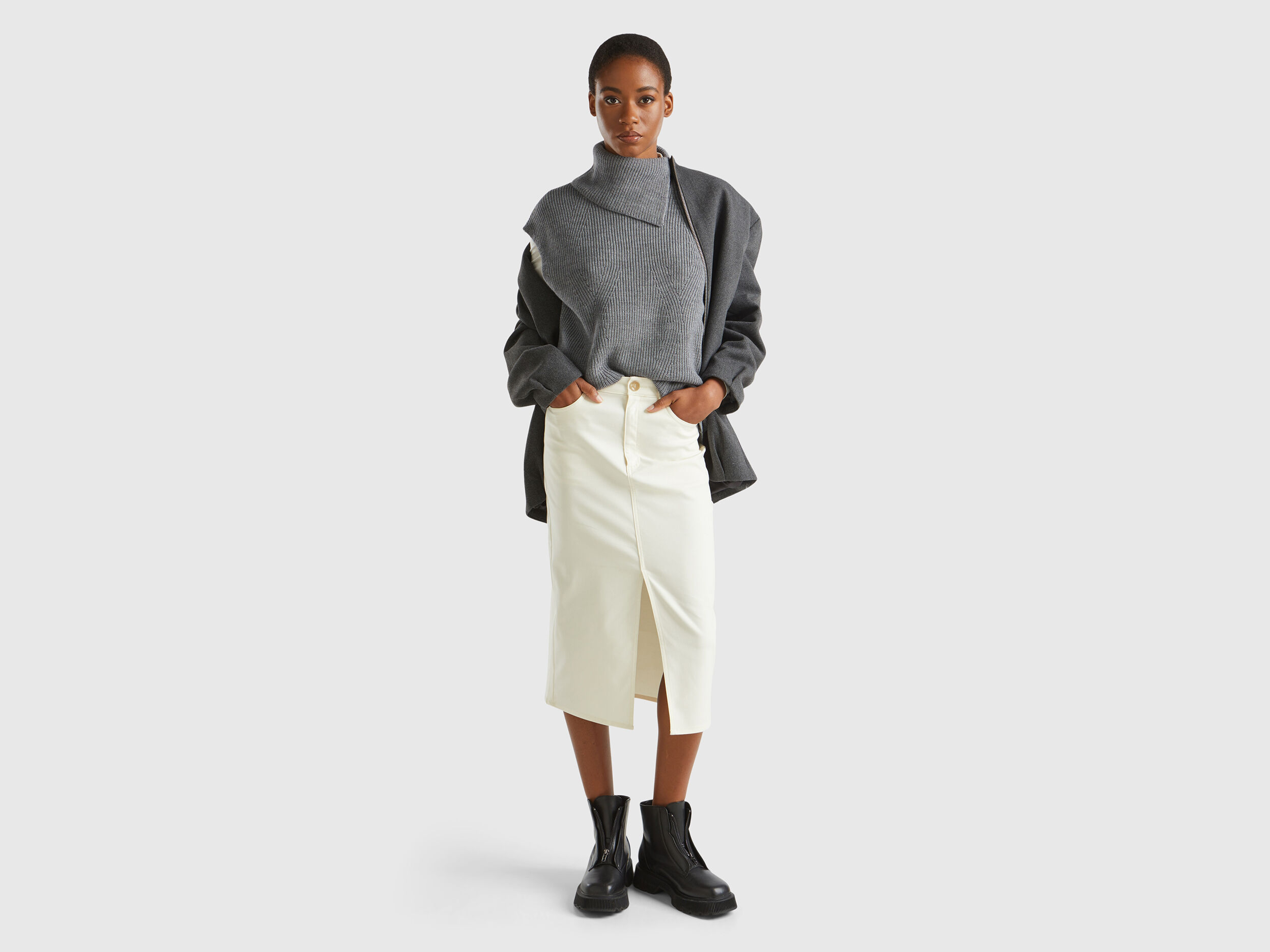 Pulls sans manches Femme Nouvelle Collection 2024 Benetton