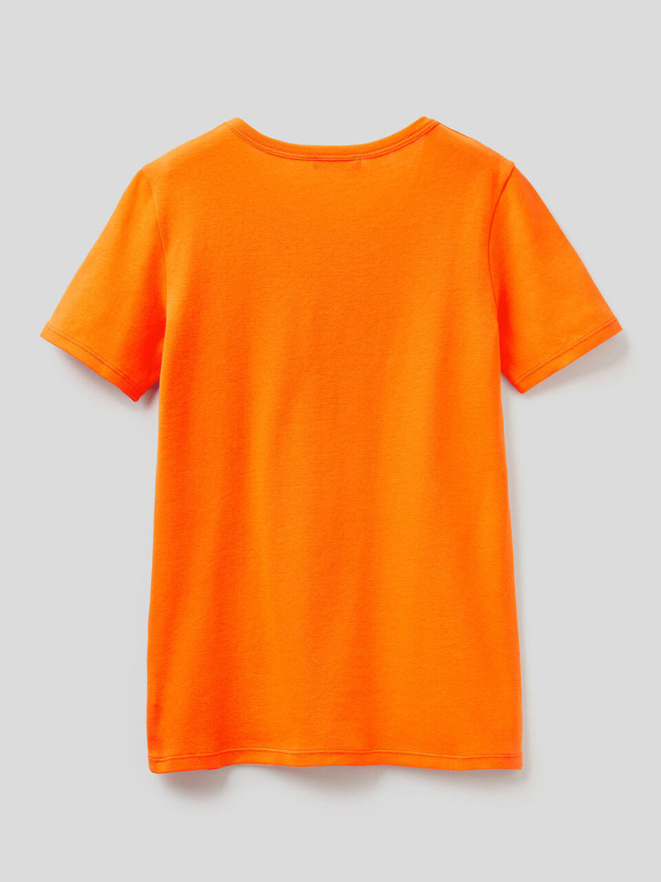 T-shirt 100% coton avec logo imprimé pailleté image number 2