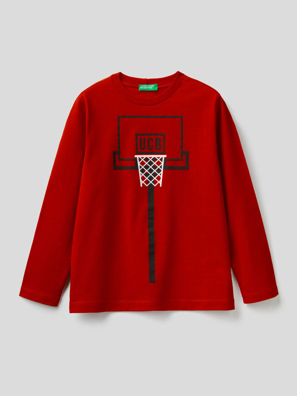 T-shirt manches longues en coton bio image number 1