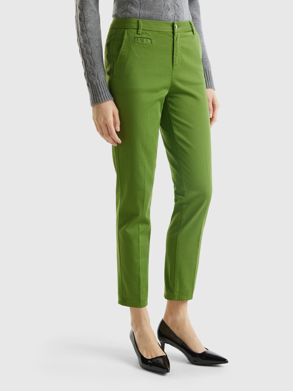 Pantalon chino slim hotsell femme