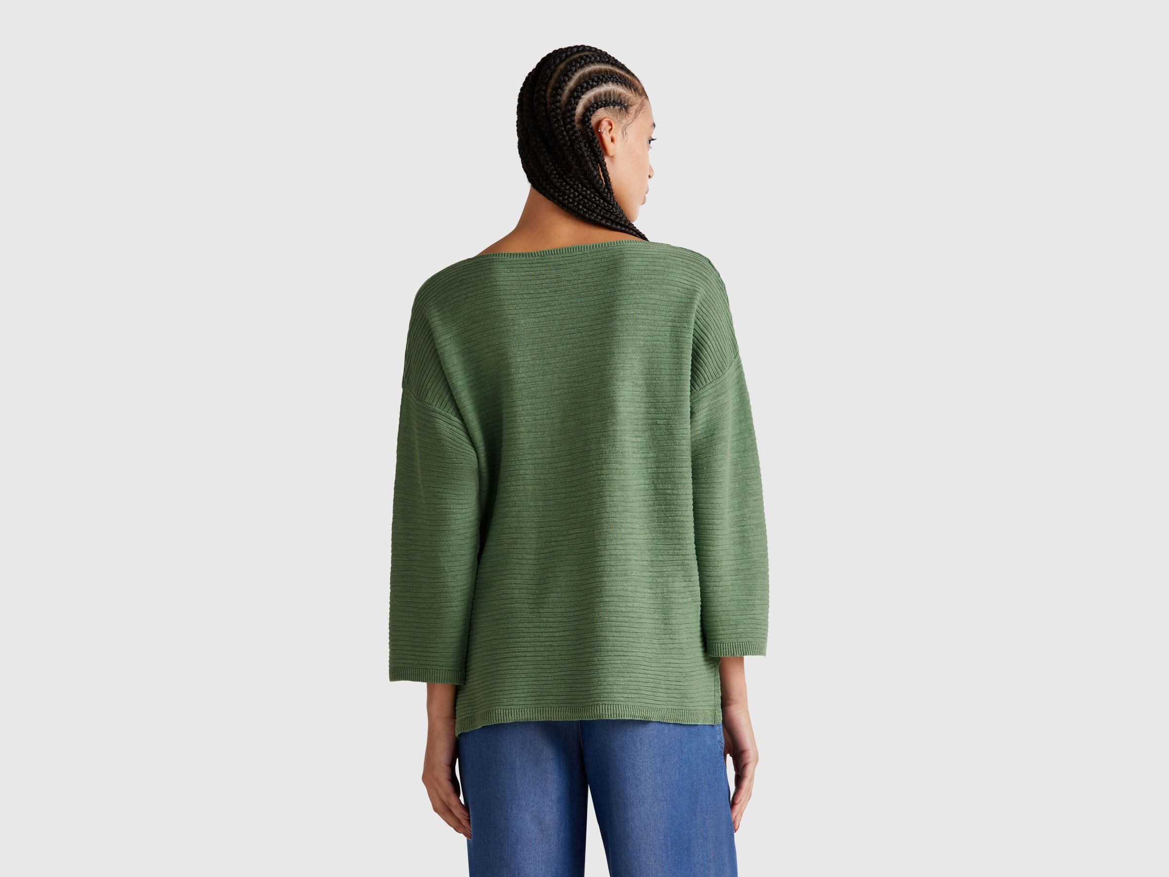 BOAT-NECK SWEAT.L/S Femme image number 1
