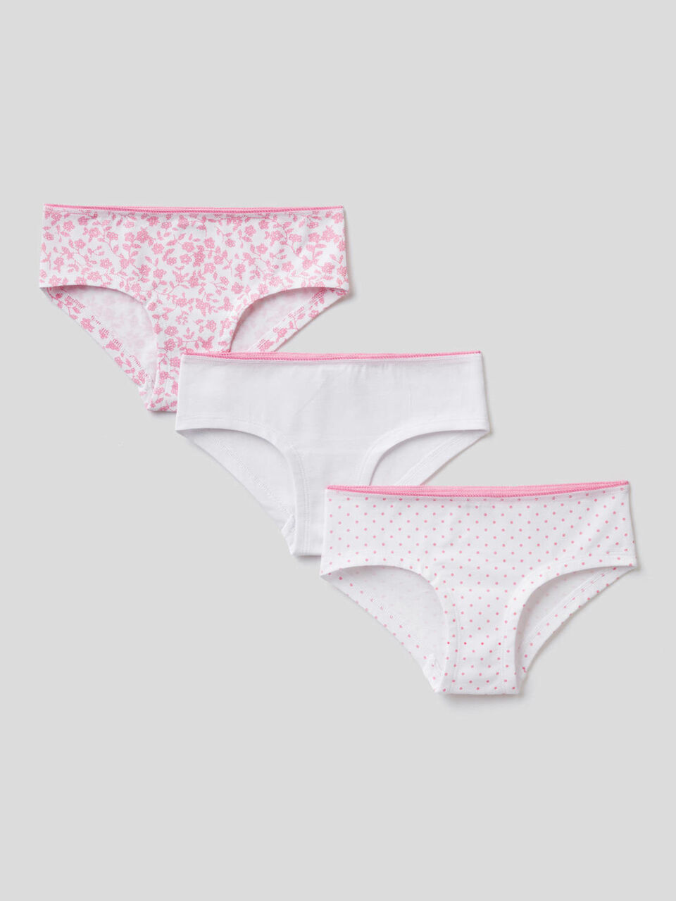 Trois culottes en coton stretch image number 1