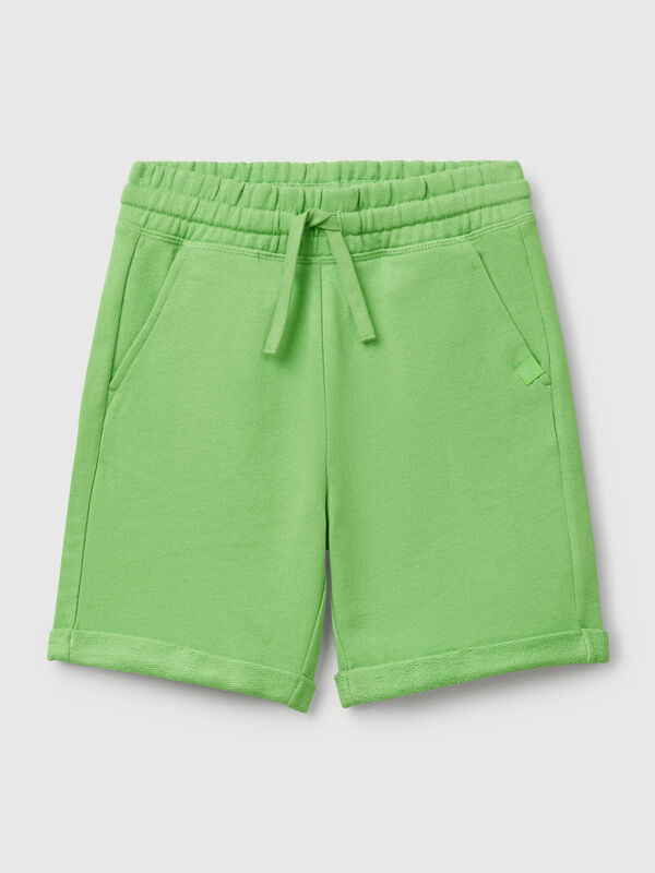 Bermuda en molleton pur coton Garçon