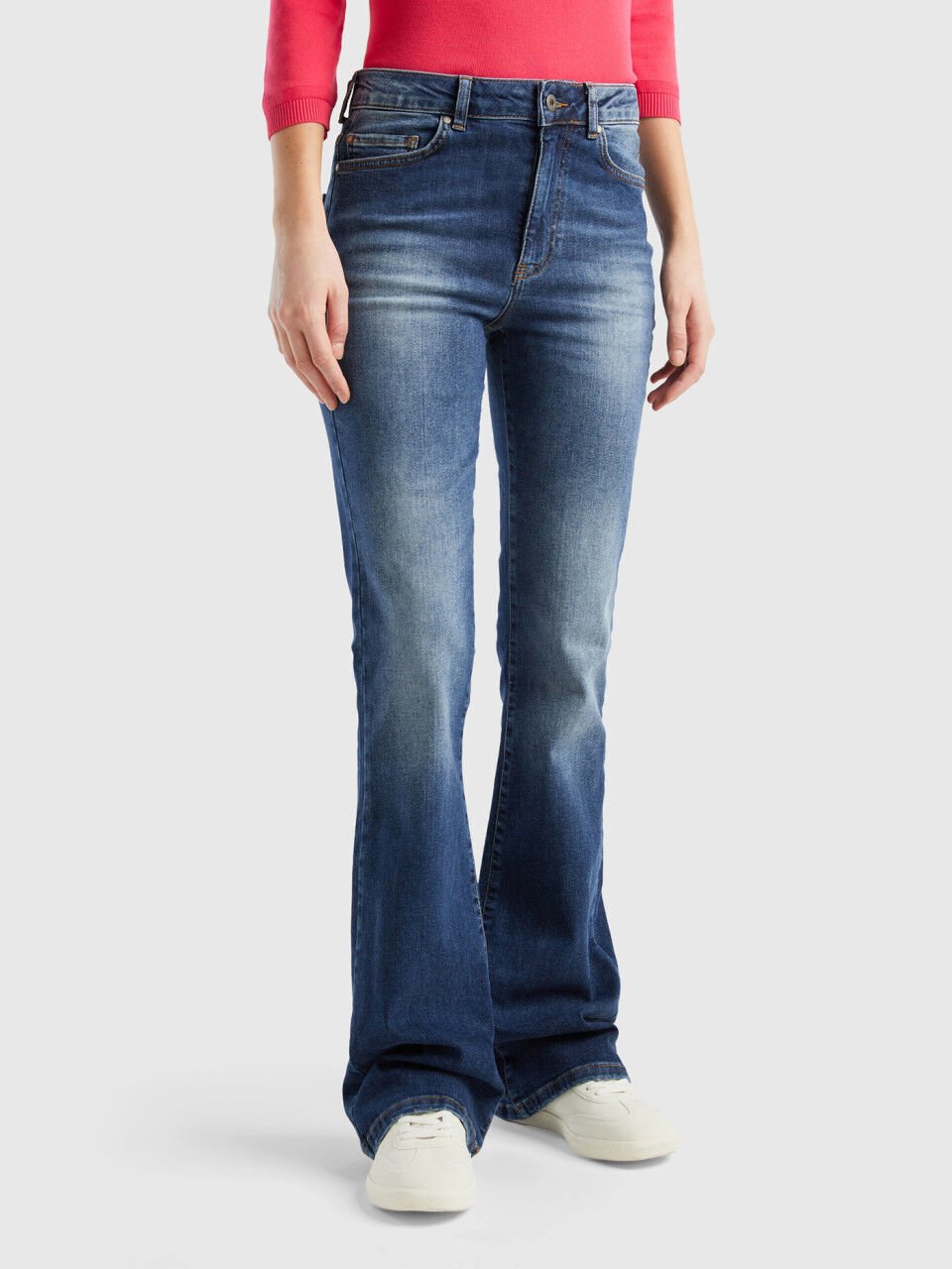 Benetton jeans sales femme