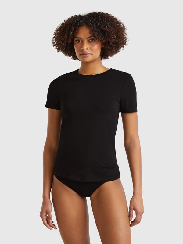 T-shirt en coton super stretch Femme