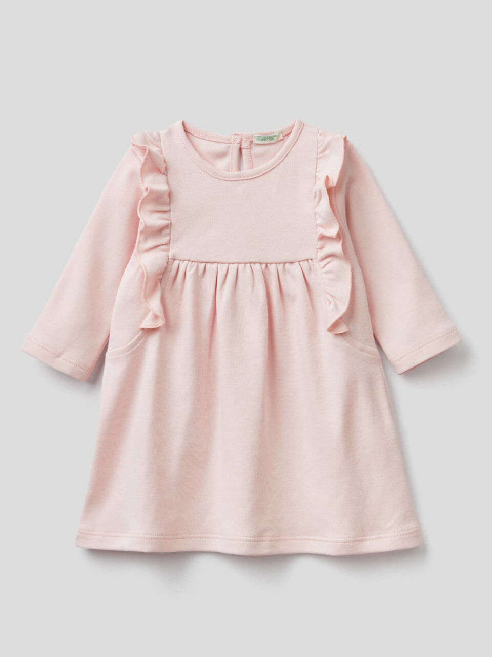 Robe en coton bio avec ruches image number 1