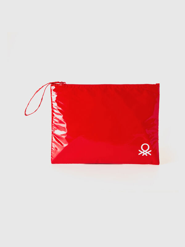 Grande pochette à logo