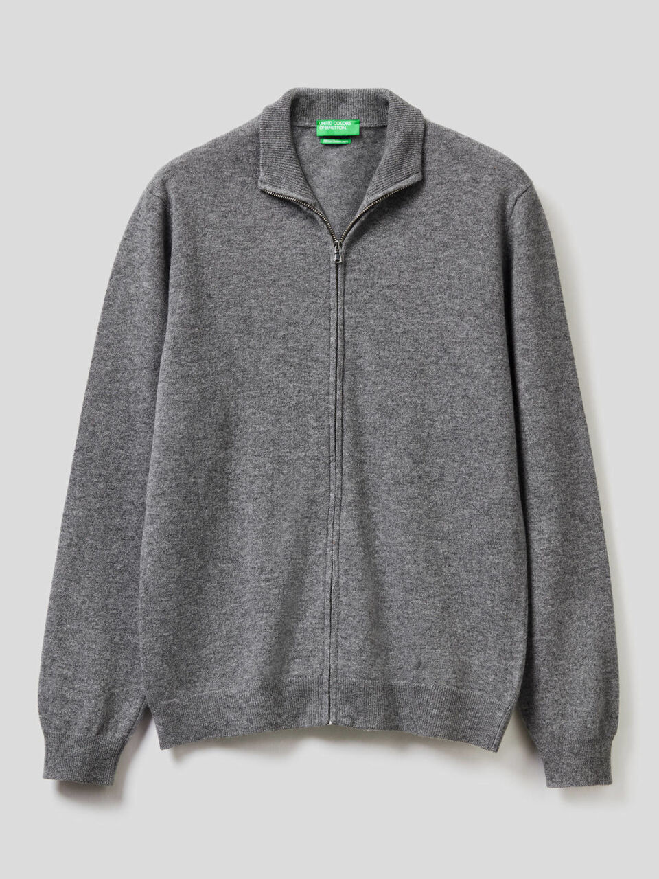 Gilet zippé 100% laine vierge image number 1