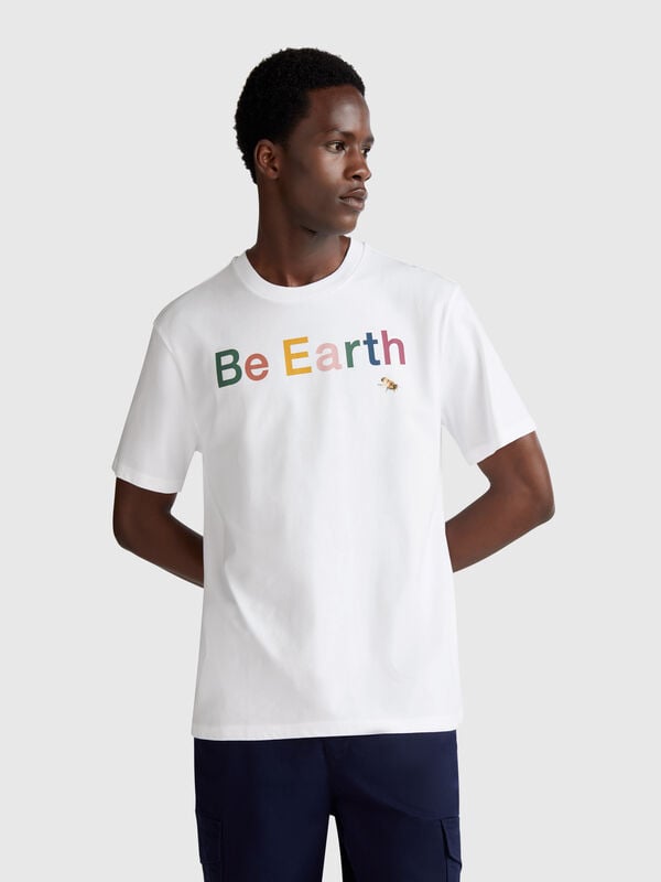 T-shirt avec imprimé photographique Homme