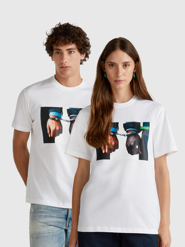 T-shirt avec imprimé photographique Oliviero Toscani